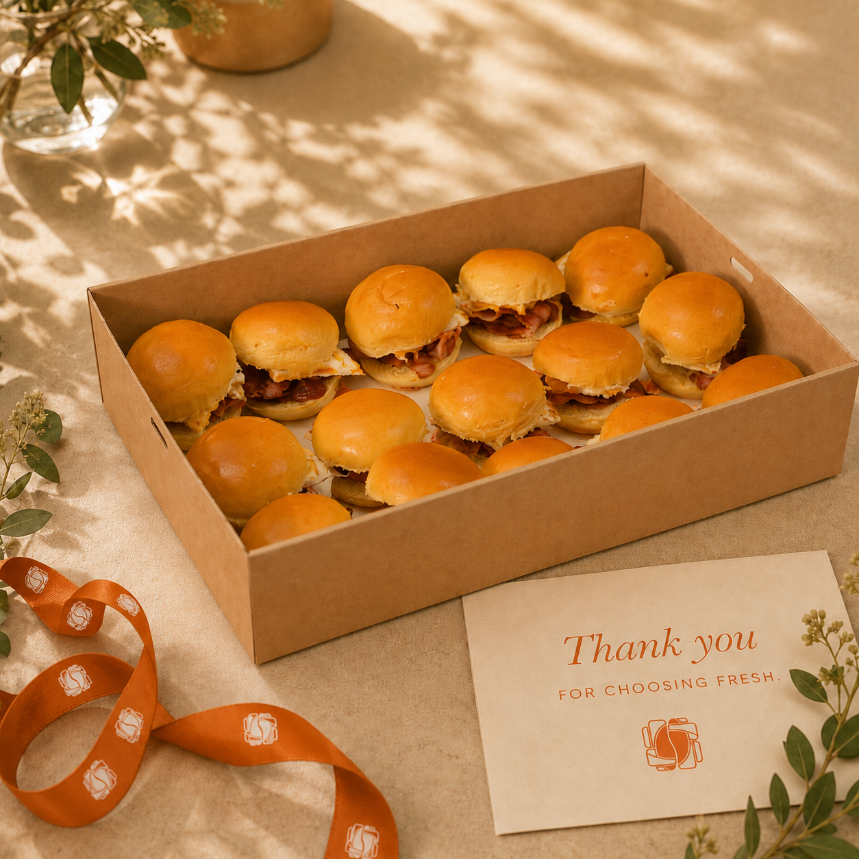 Bacon & Egg Slider Box