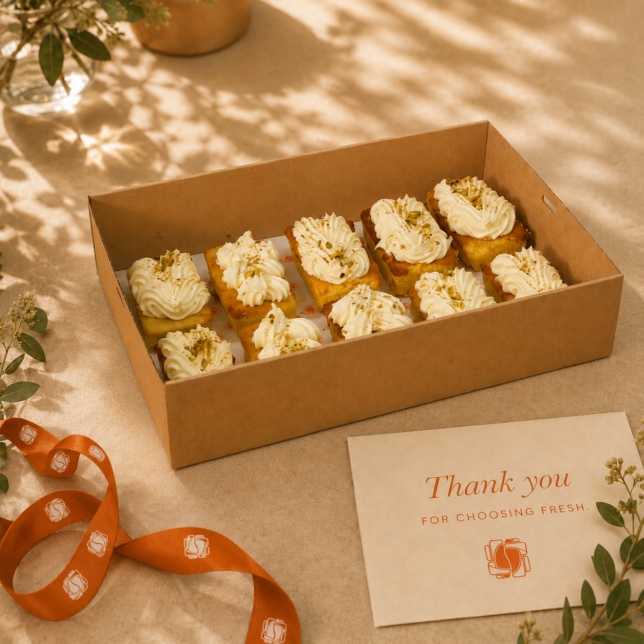Orange and Almond Slice Box