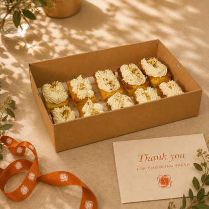 Orange and Almond Slice Box