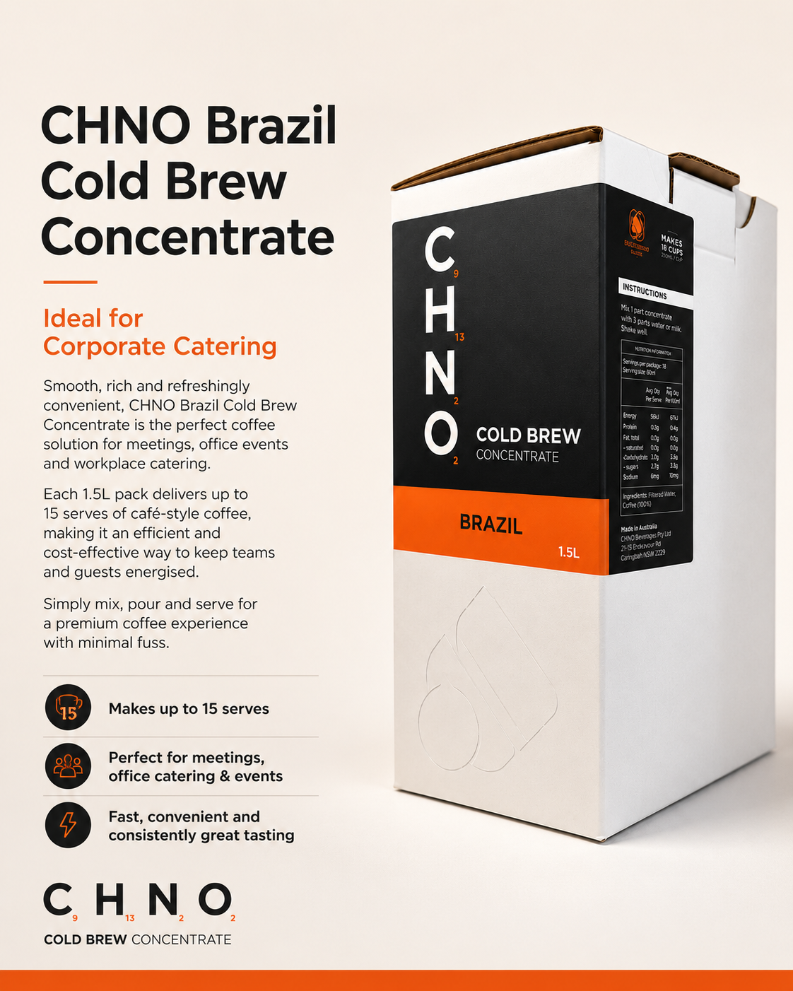 CHNO Cold Brew Concentrate