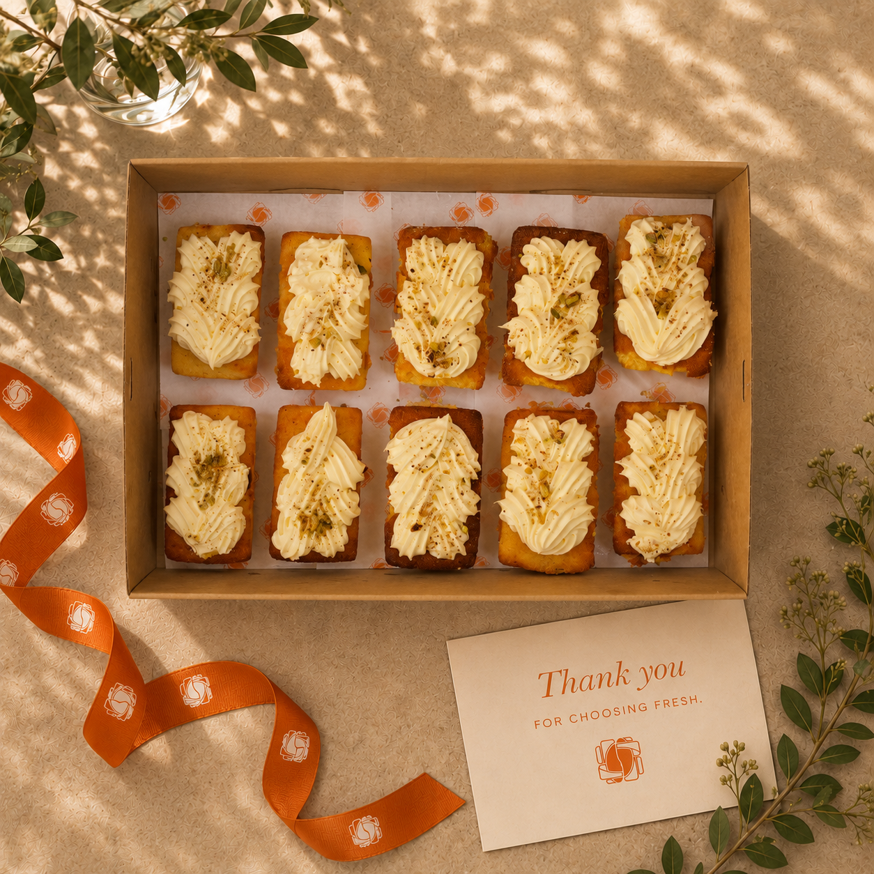 Orange and Almond Slice Box