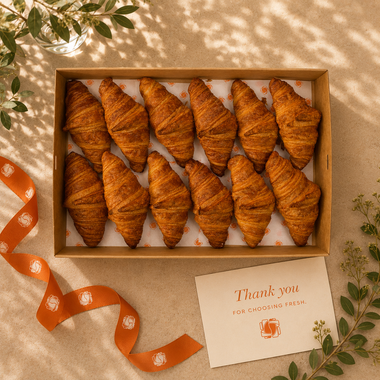 Plain Croissant Box