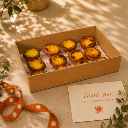 Portuguese Tart Box
