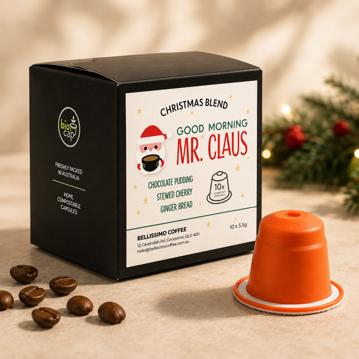 Good Morning Mr Claus Coffee PODs