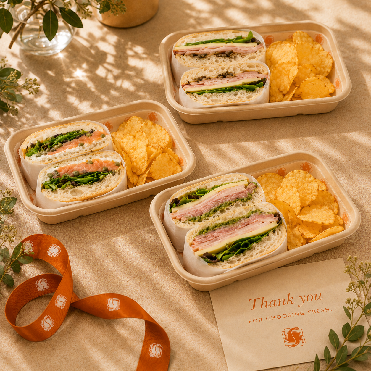 Gourmet Lunch Sandwich Box