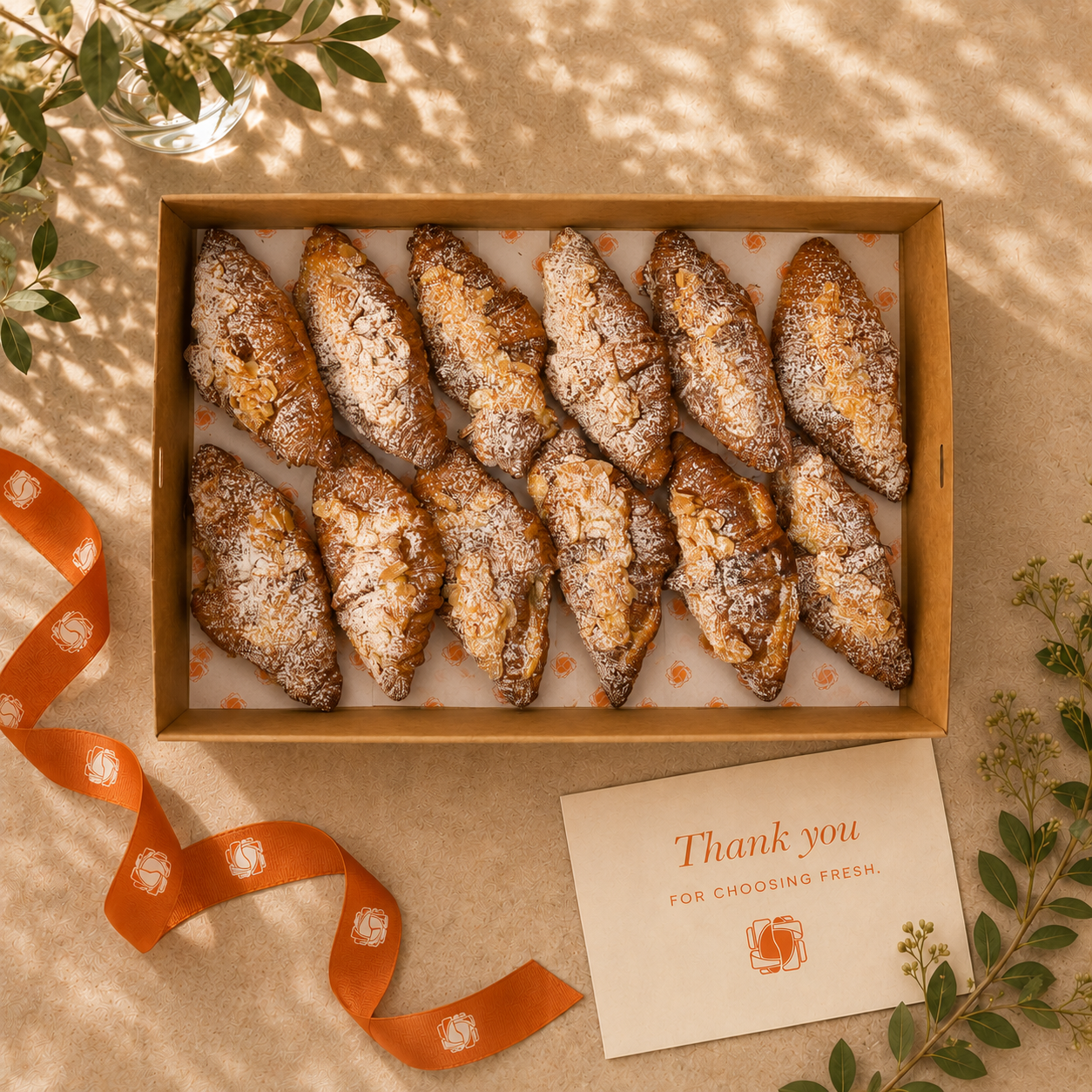 Almond Croissant Box