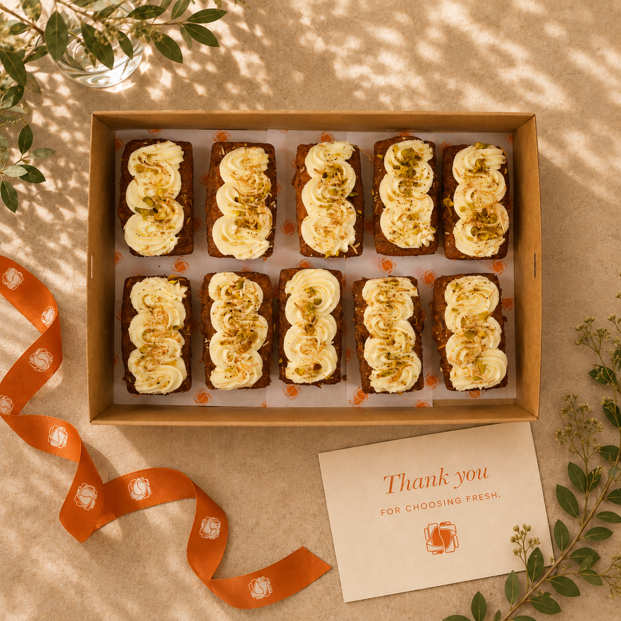 Gluten Free Carrot Cake Box
