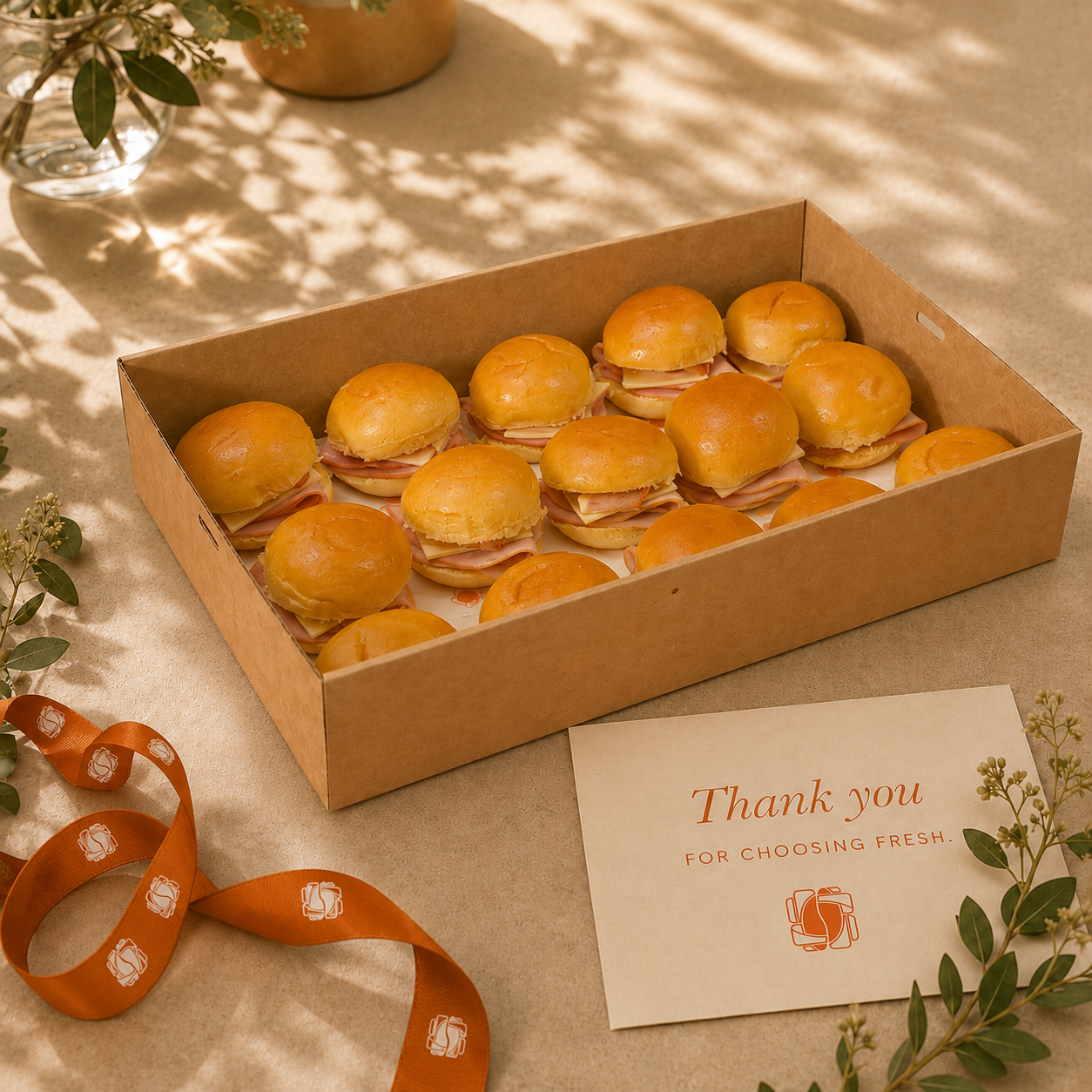 Ham & Cheese Sliders Box