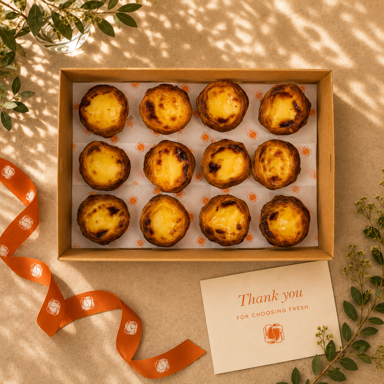 Portuguese Tart Box